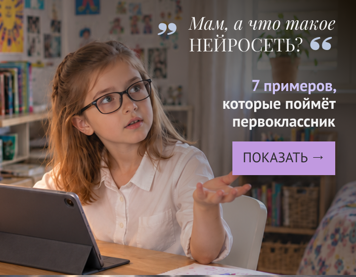 Как объяснить ребенку про нейросети